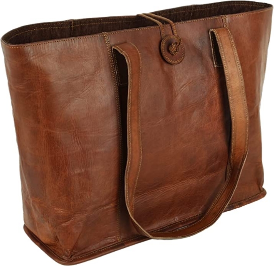 Picture of Vintage Genuine Leather Tote Bag